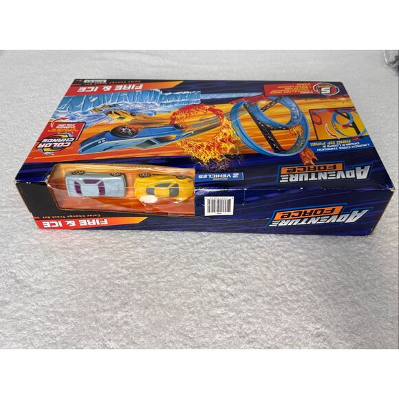 Adventure Force Fire and Ice Color Change Track Set 2 Cars - Picture 6 of 9